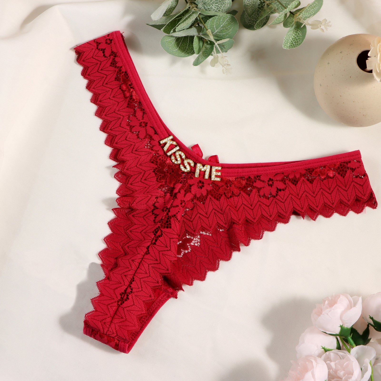 Personalized Lace Tanga