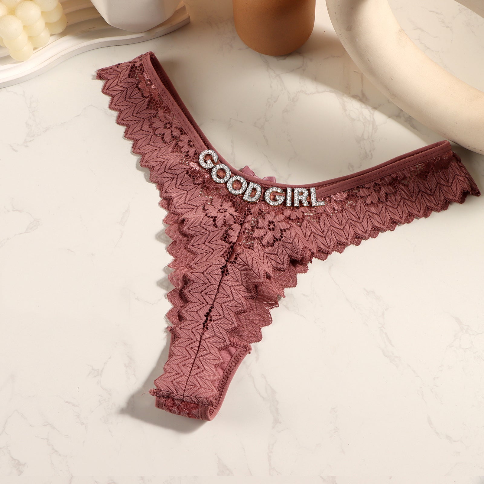 Personalized Lace Tanga