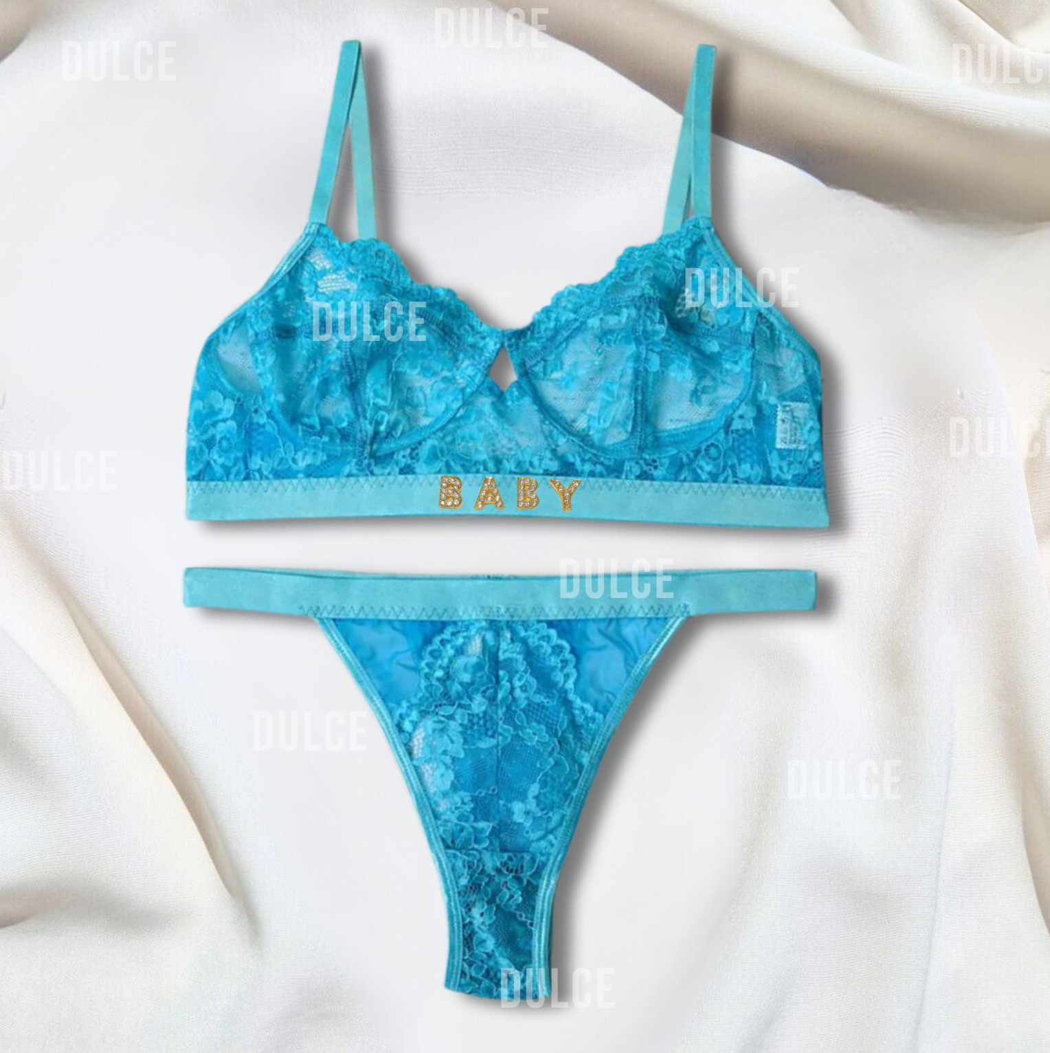 Personalized Lace Lingerie Set