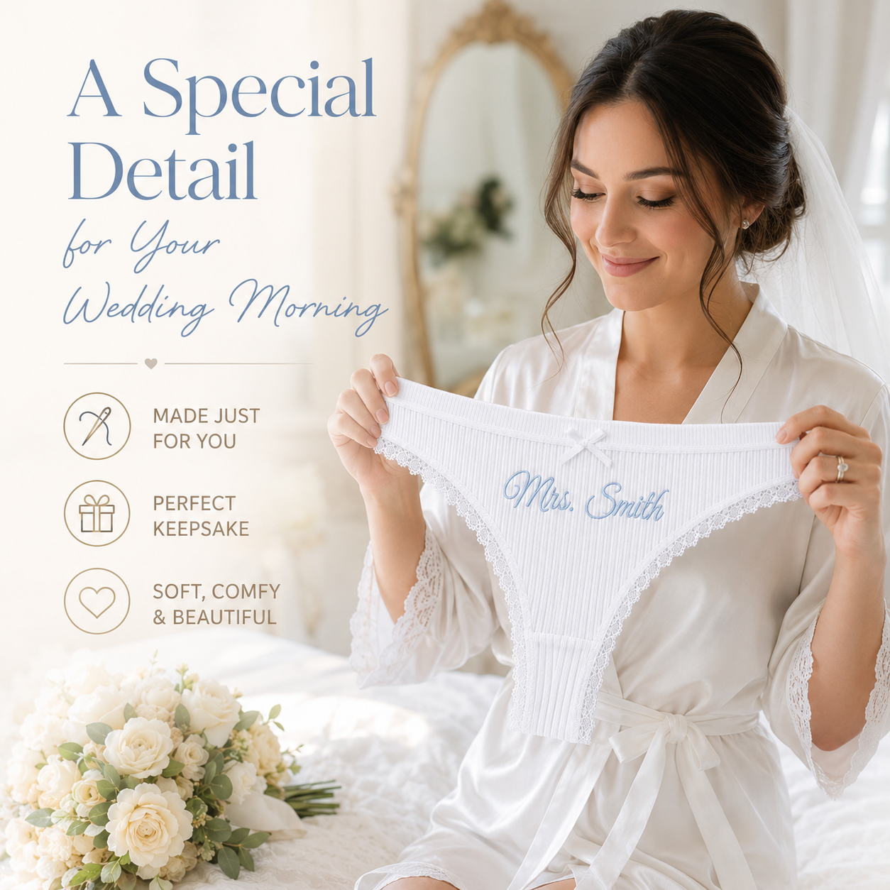 Personalized Embroidered Panty