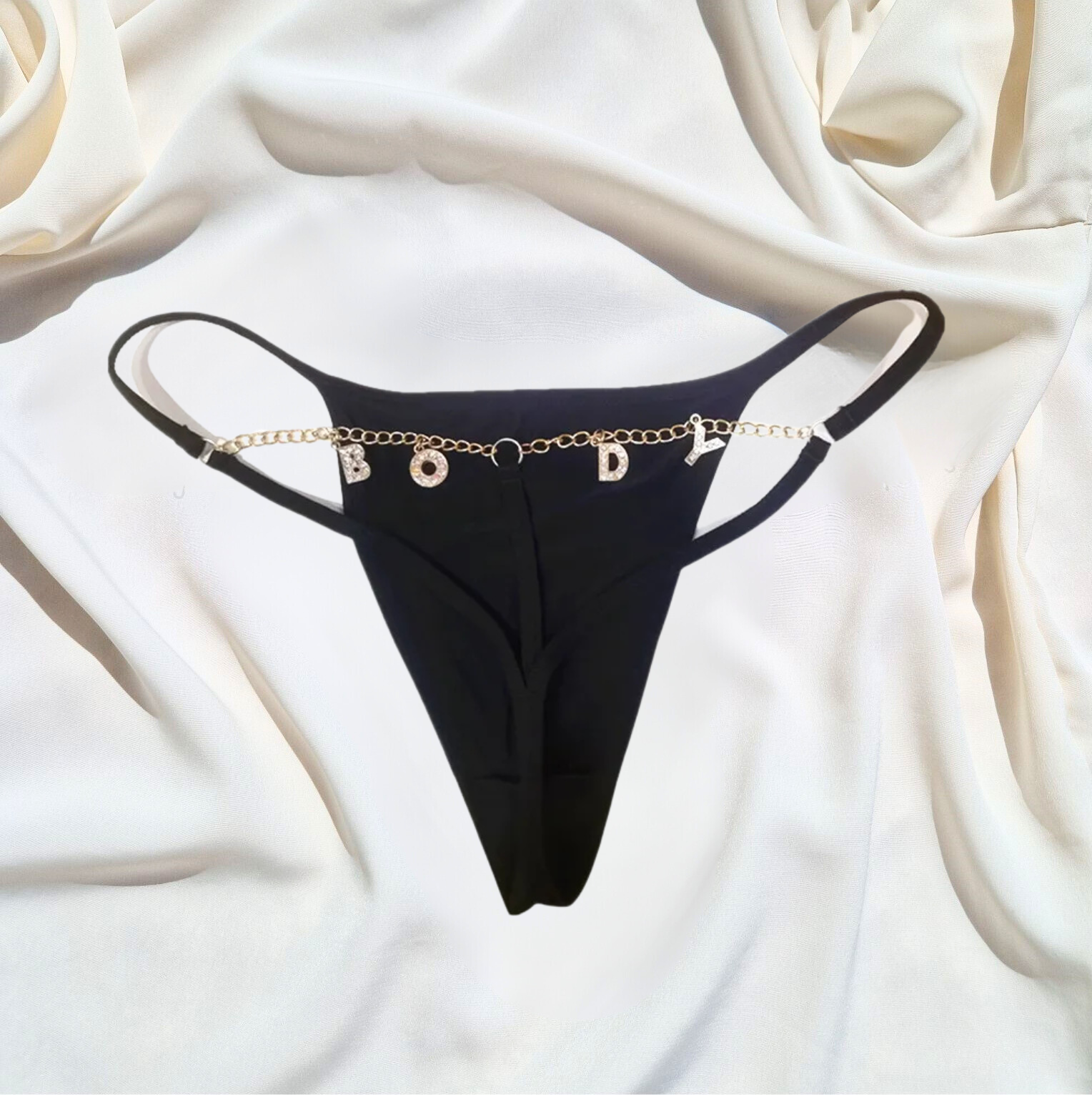 Personalized Thong - Chain & Straps