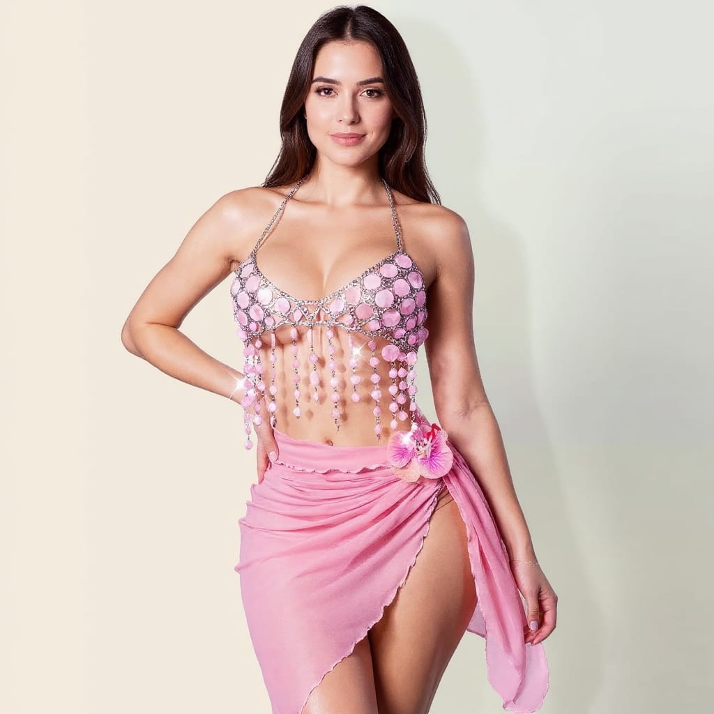 Kierstin – Conjunto de Lencería con Strass