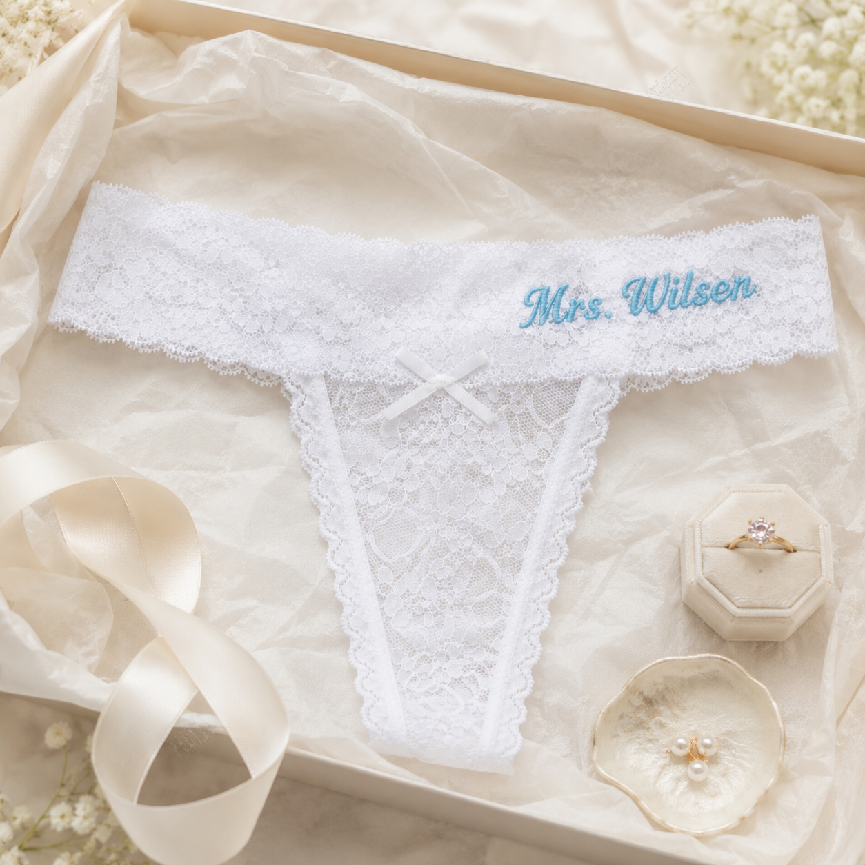 Personalized Embroidered Tanga