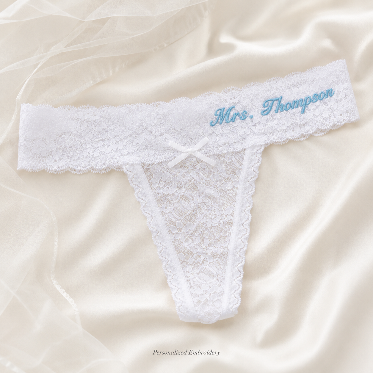 Personalized Embroidered Tanga