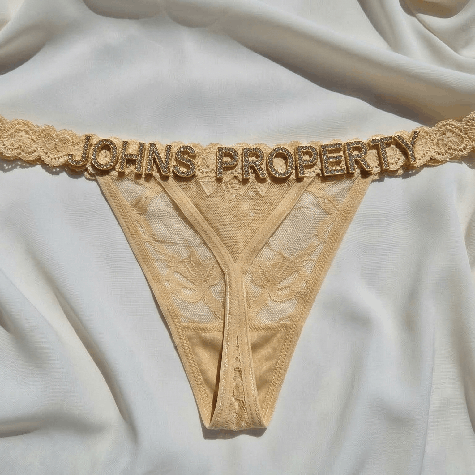 GOLD Personalized Thong