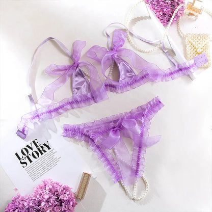 Aline (Crotchless + pearl string)
