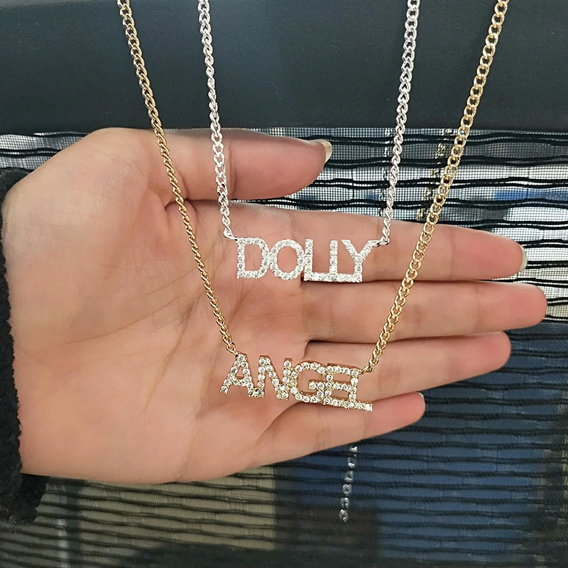 Personalized Iced Out Necklace