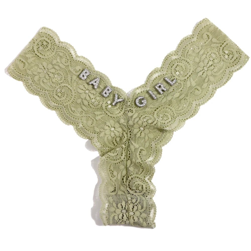 Personal String Personalized Lace String – Dulce Store Paris