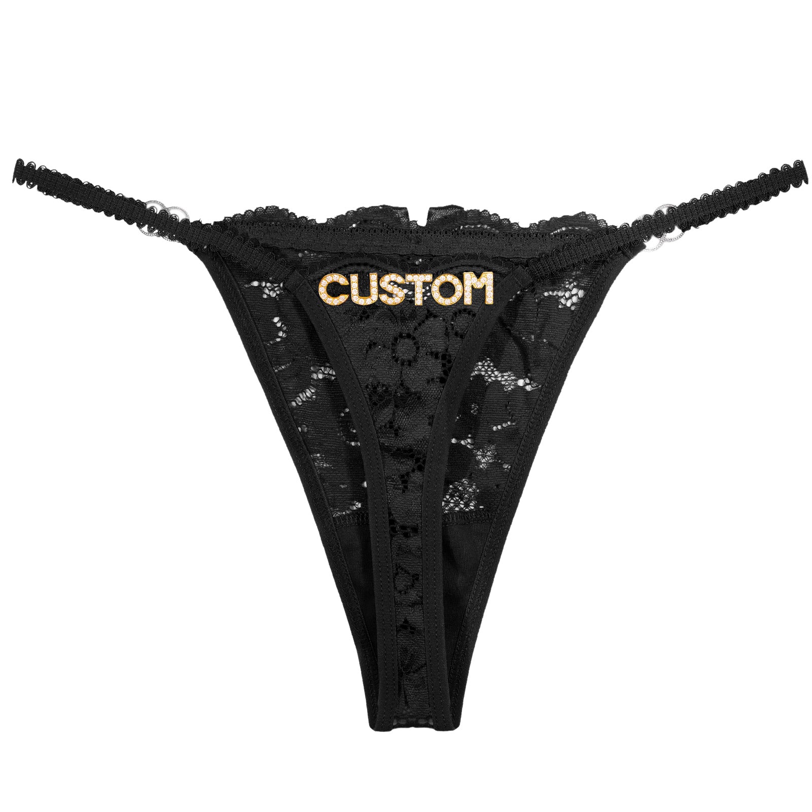 Personalized Lace Thong