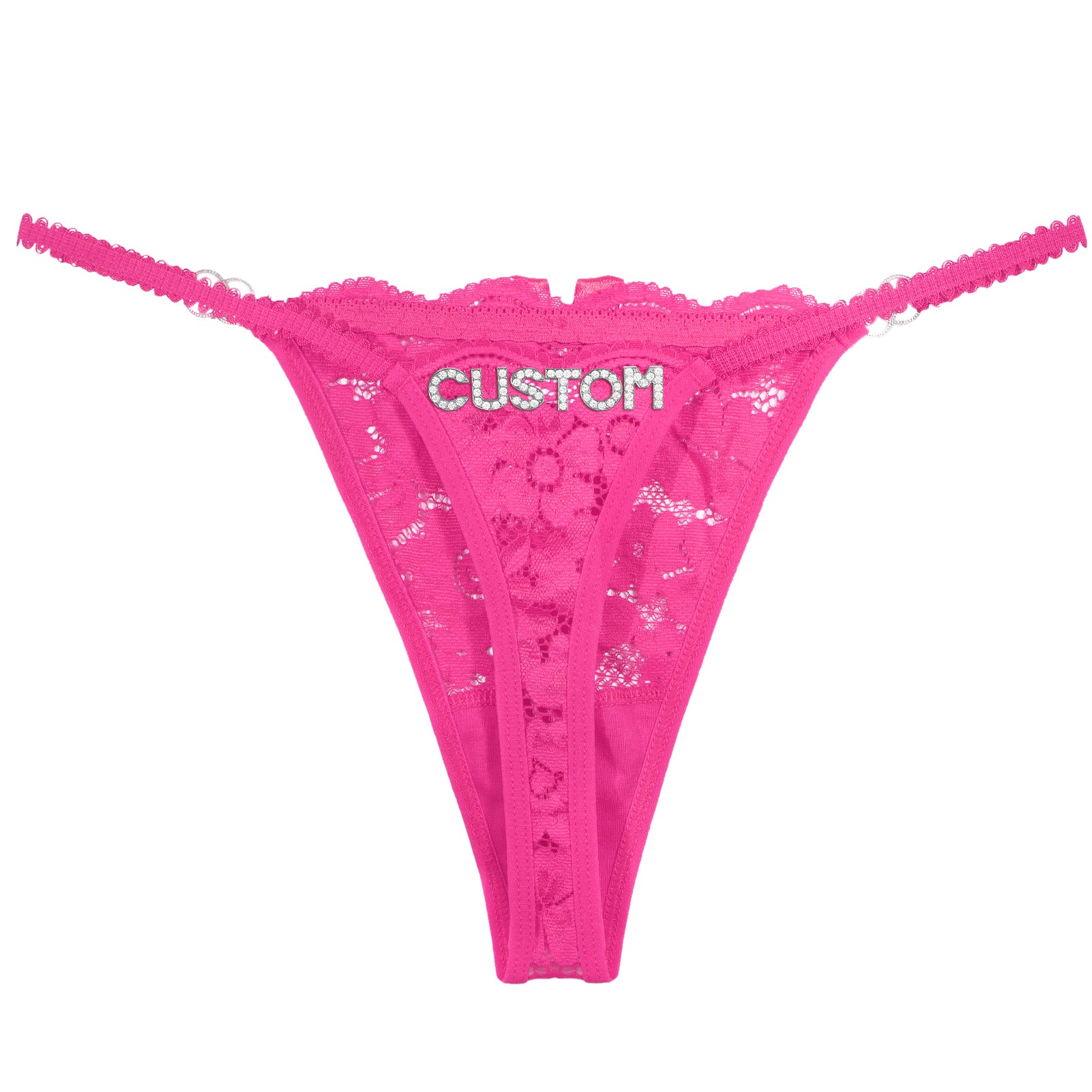 Personalized Lace Thong