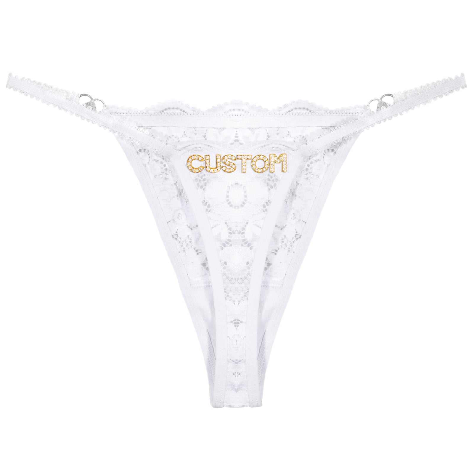 Personalized Lace Thong