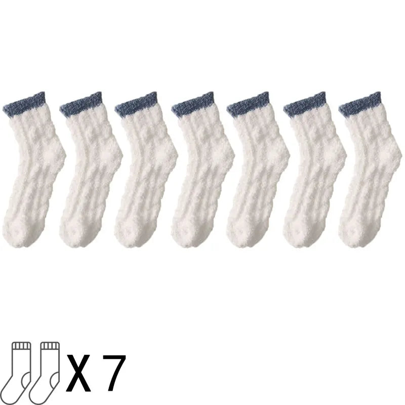 Fluffy Socks - 7 pairs