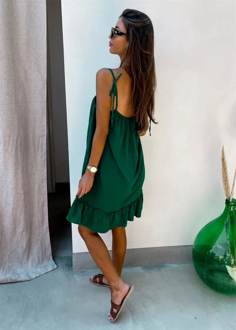 Loose Ruffle Dress