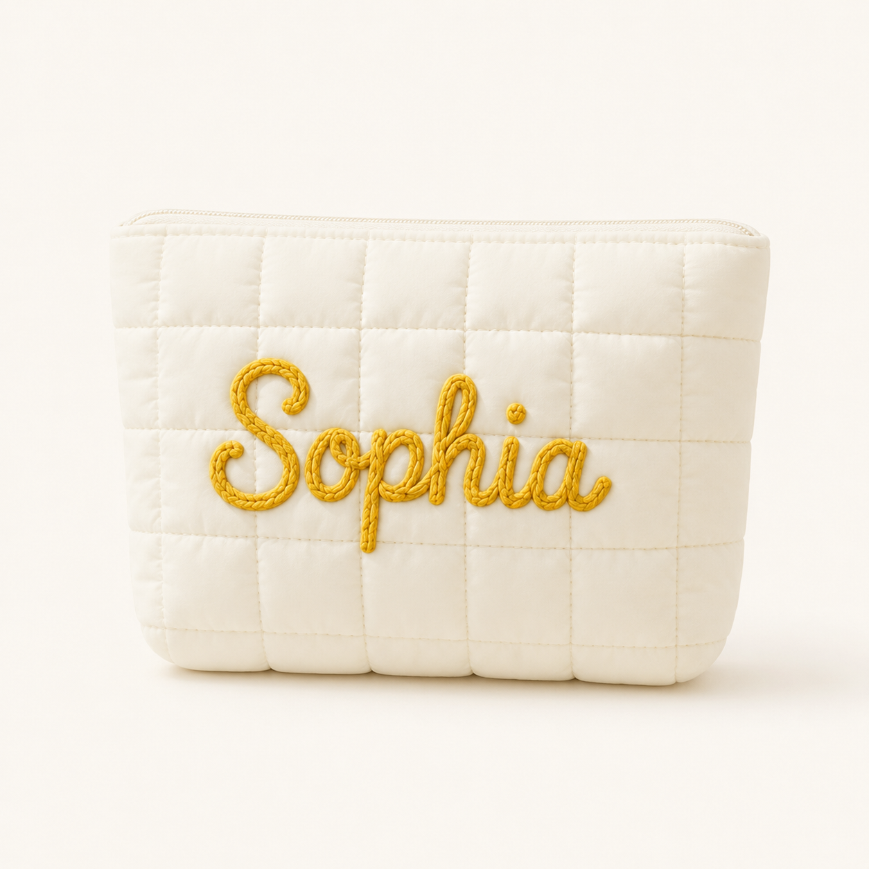 Personalized Embroidered Puff Case