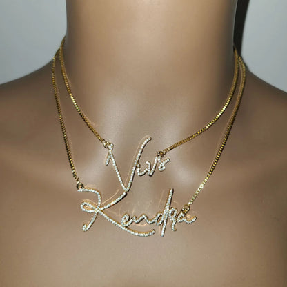 Personalized Iced Out Necklace
