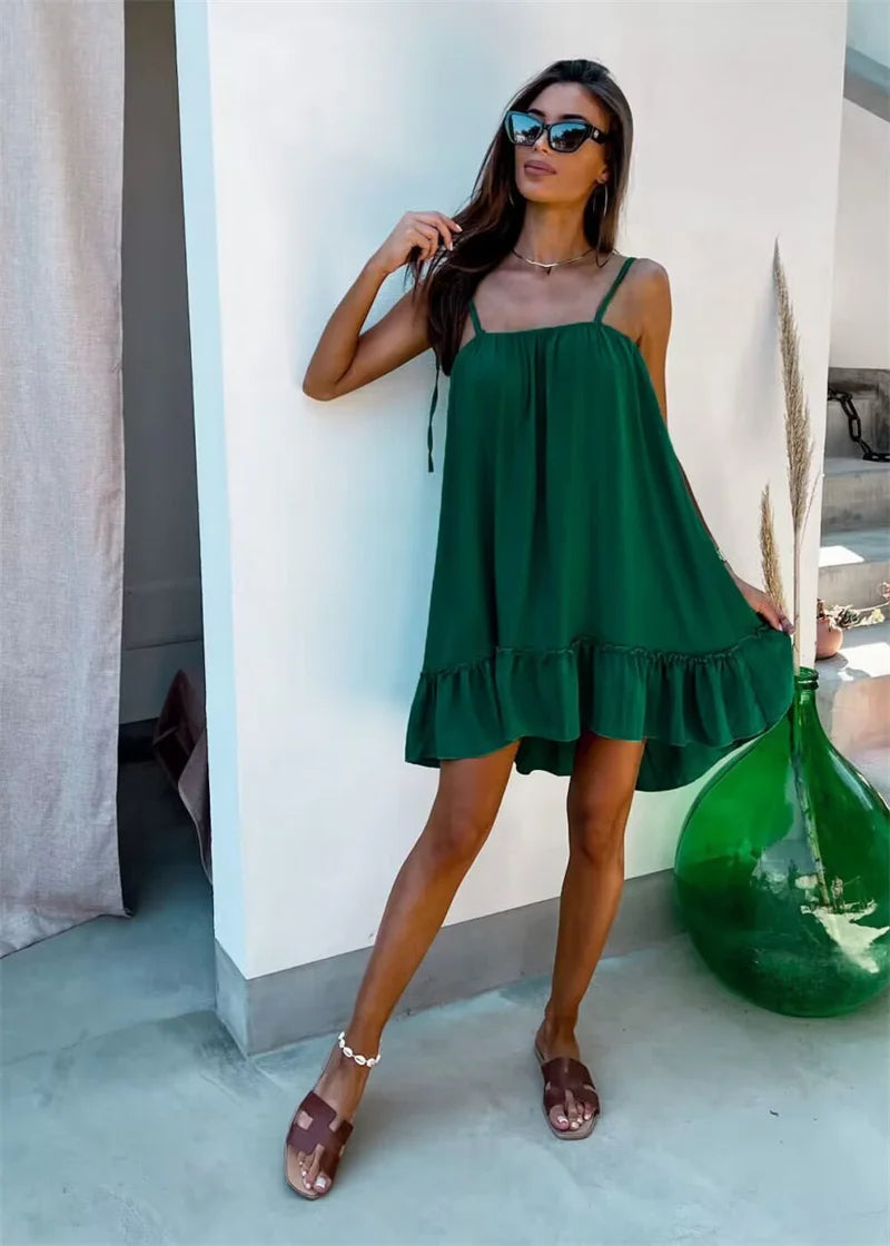 Loose Ruffle Dress