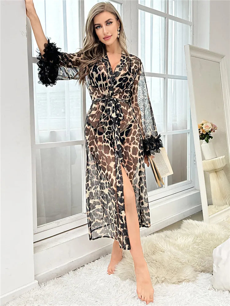 Leopard Robe