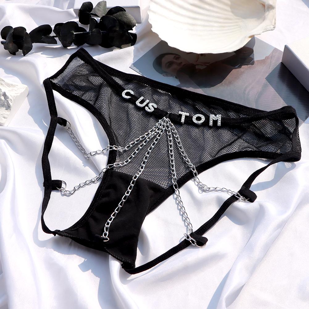 Personalized Chain Thong – Dulce Store Paris