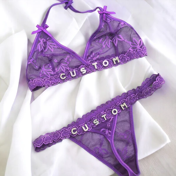 Personalized Strass Set (+FREE GARTER BELT)