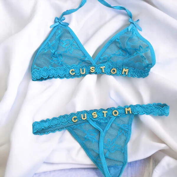 Personalized Strass Set (+FREE GARTER BELT)