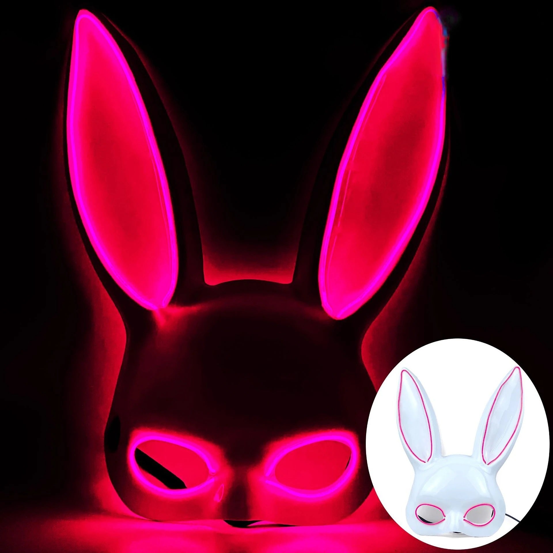LED Bunny Mask