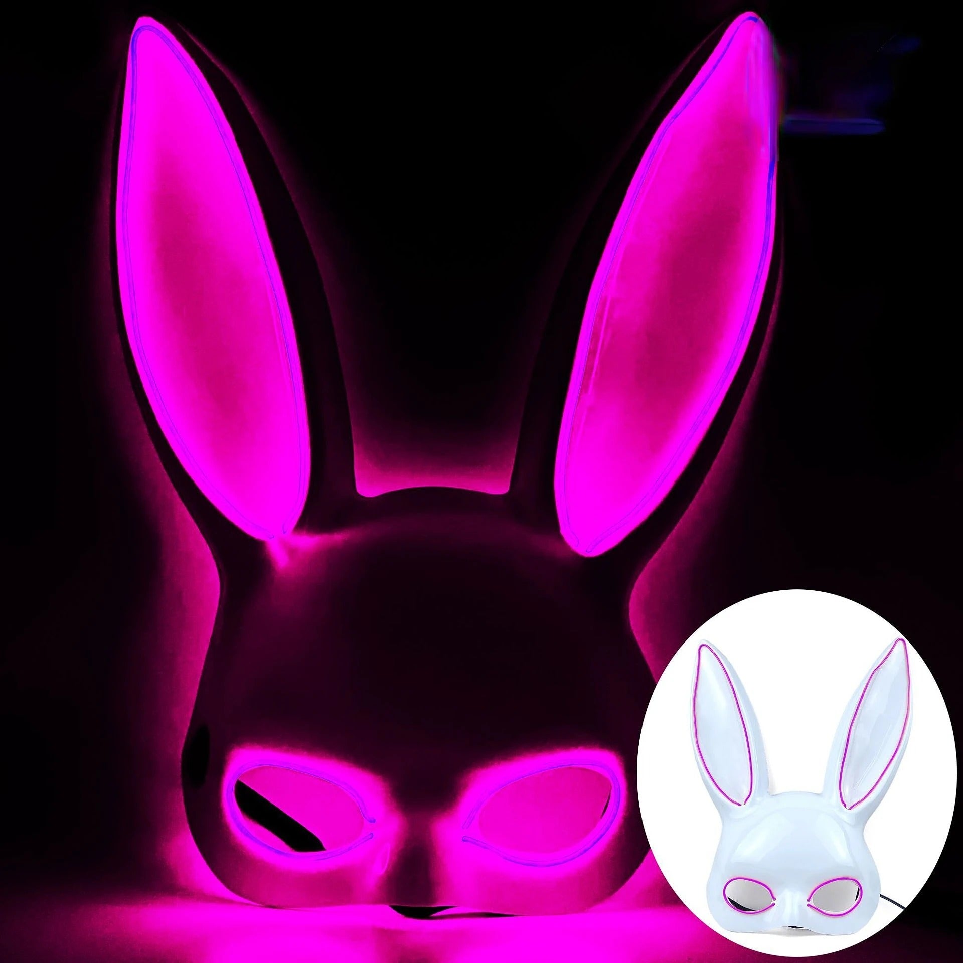 LED Bunny Mask