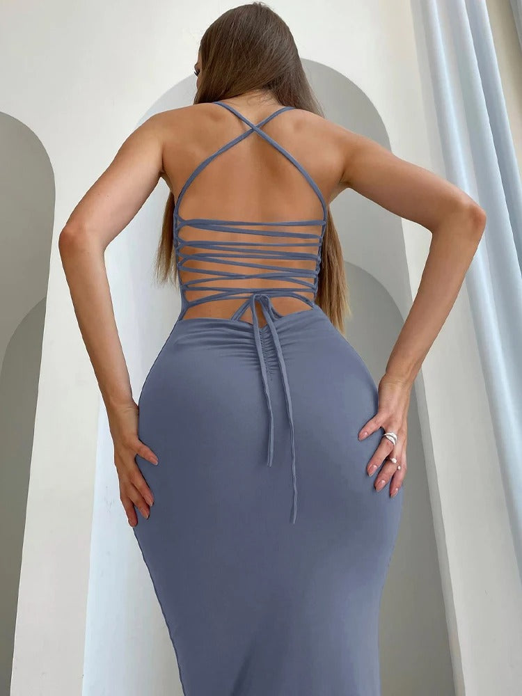 Criss Cross Back Dress