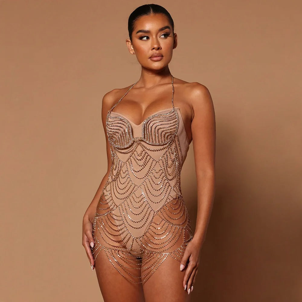 Lyra - Strass Lingerie Set