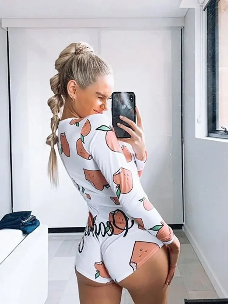 Peach Romper