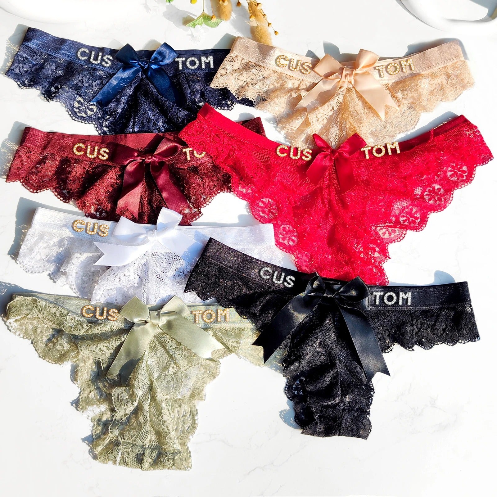 Personalized Bow Thong