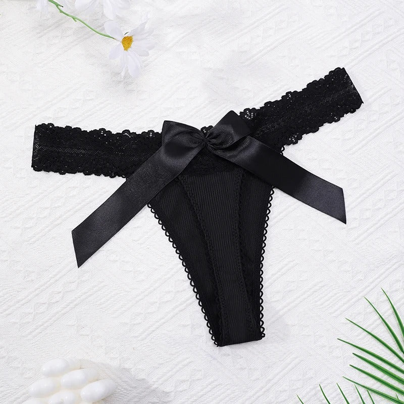 Black Bow Panty