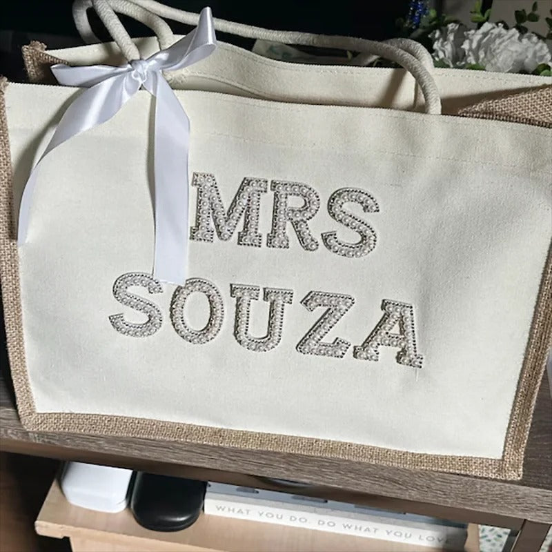 Personalized Bridal Bag