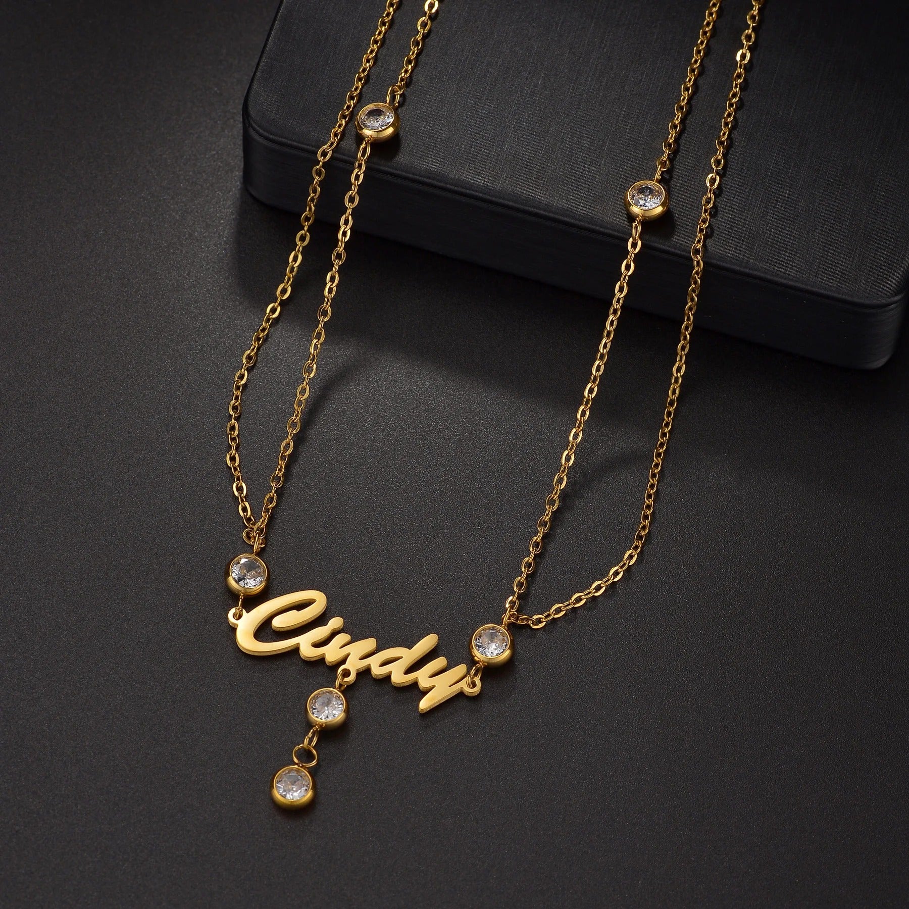 Personalized Strass Waist Chain