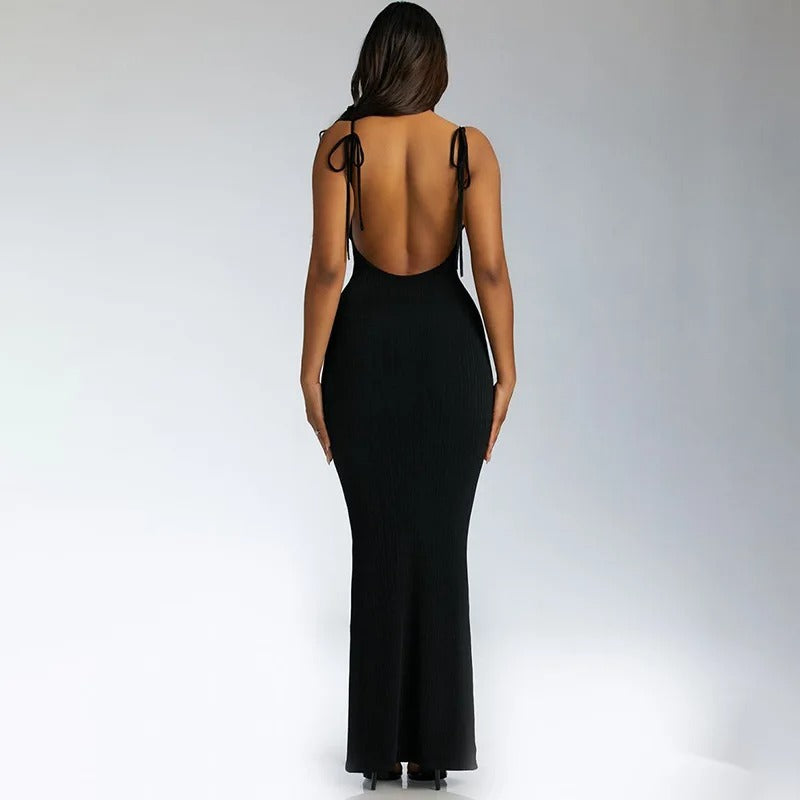 Backless Long Dress