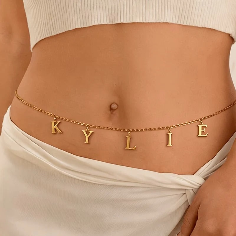 Personalized Letters Waist Chain