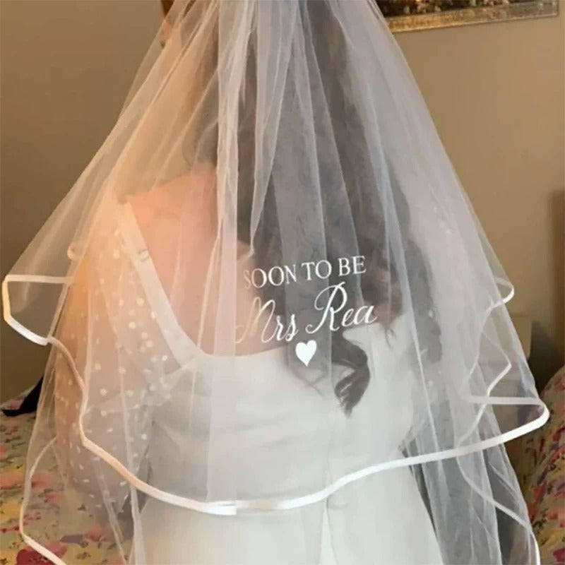 Personalized Bridal Veil