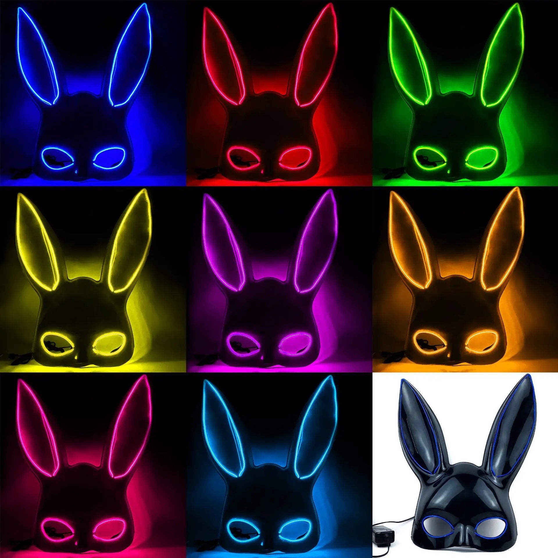 LED Bunny Mask