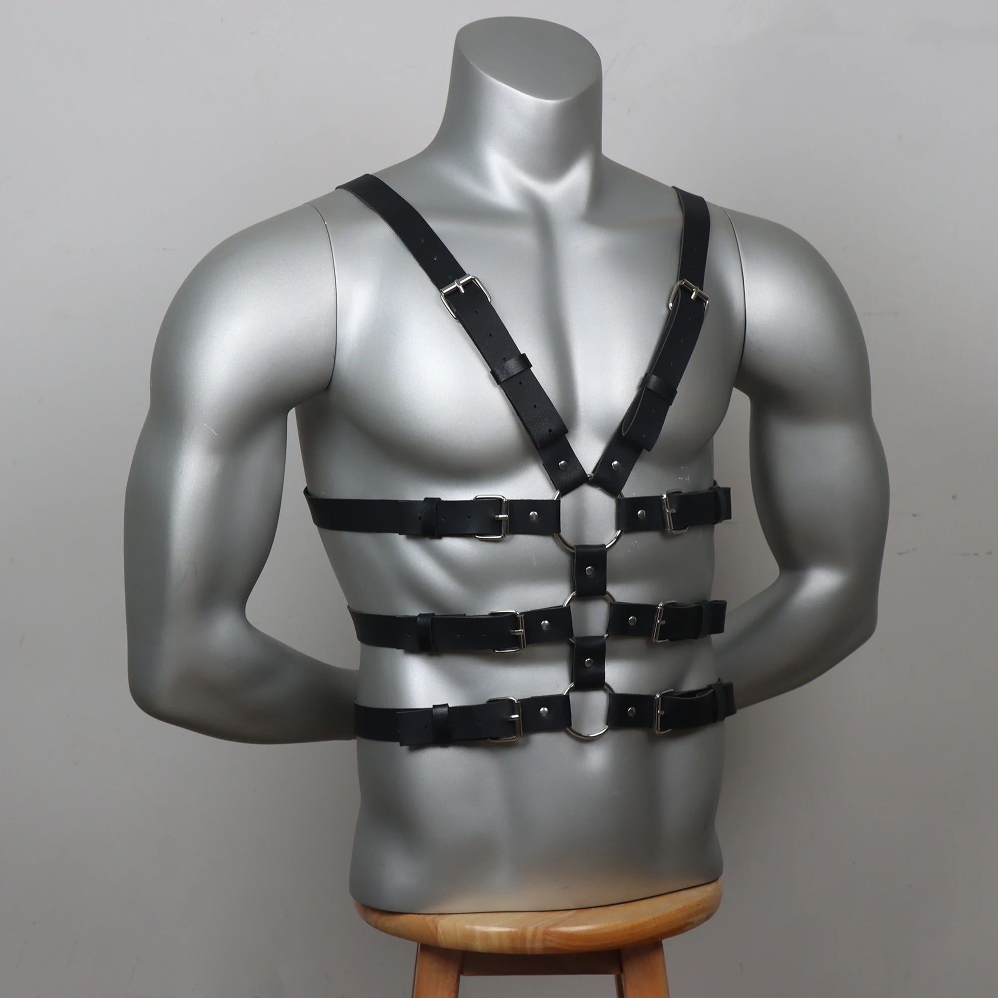 Male Multi Chest Harness