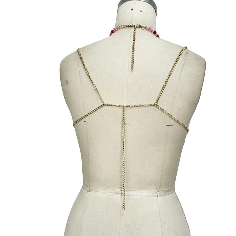 Ruby Beaded Top