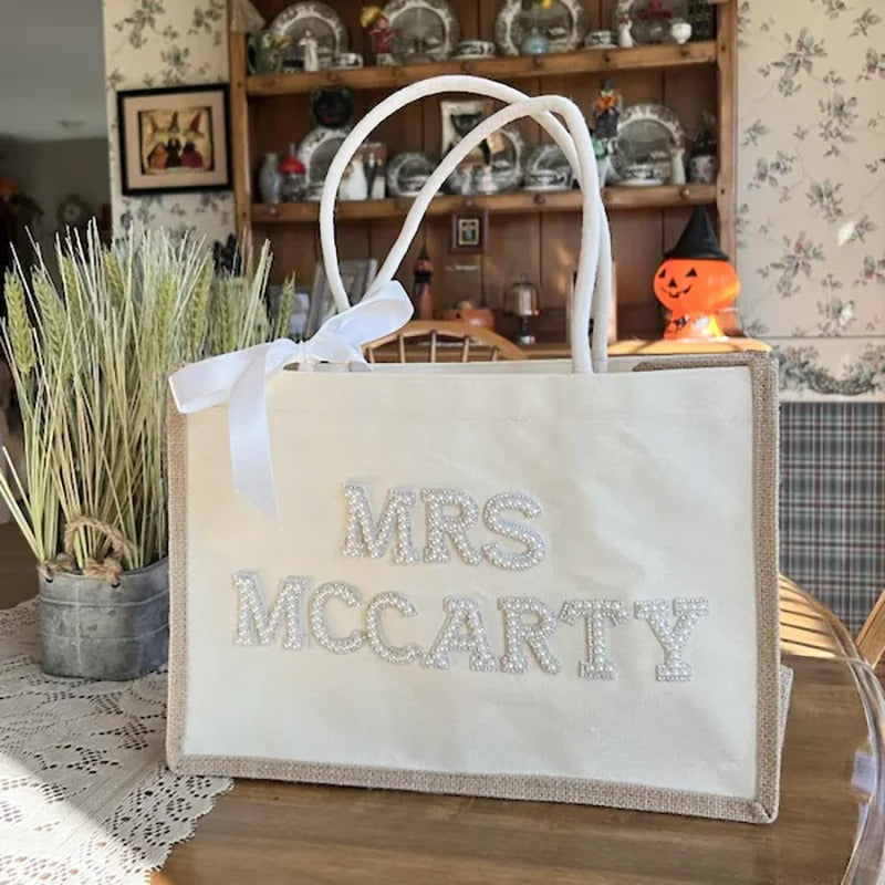 Personalized Bridal Bag