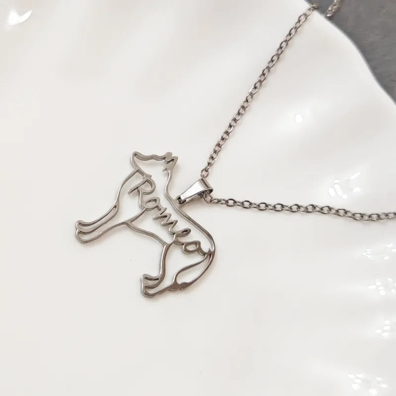Personalized Mama & Fur Baby Necklace