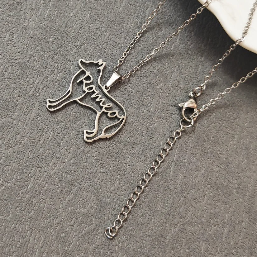 Personalized Mama & Fur Baby Necklace