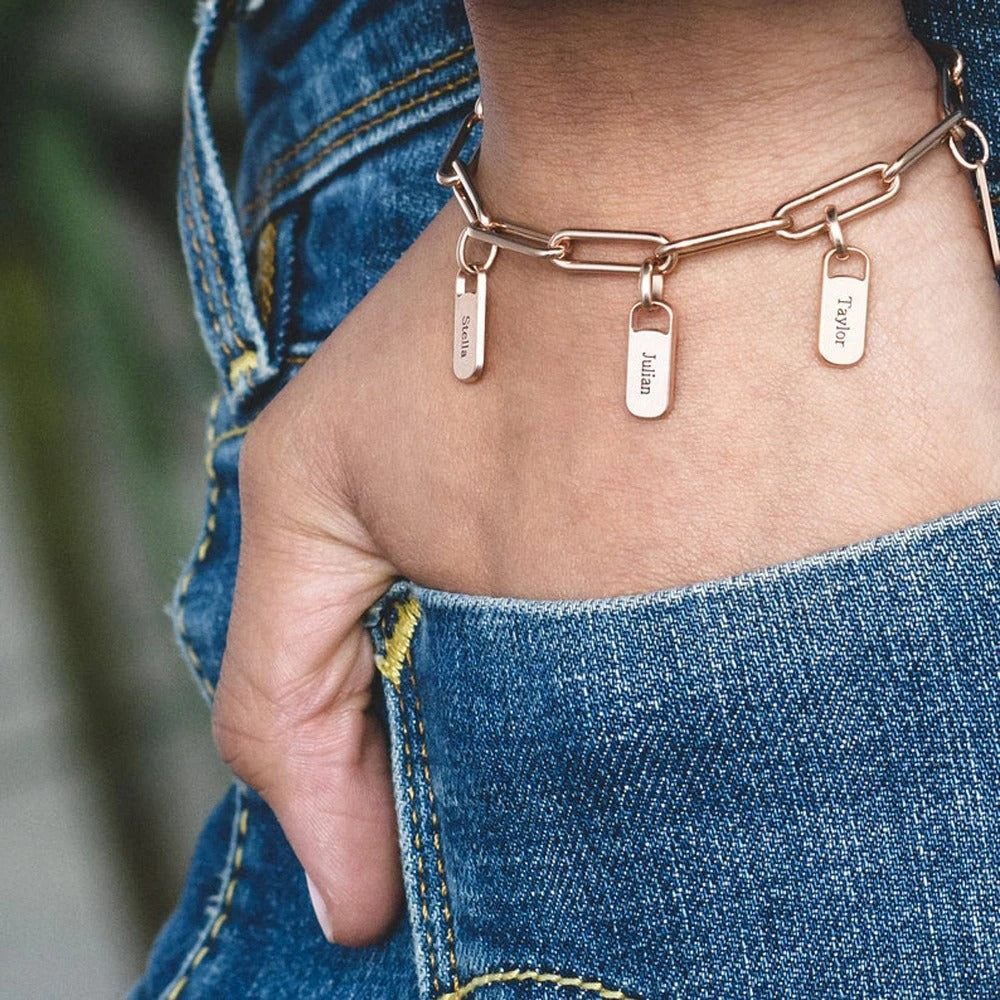 Personalized Sola Tag Bracelet