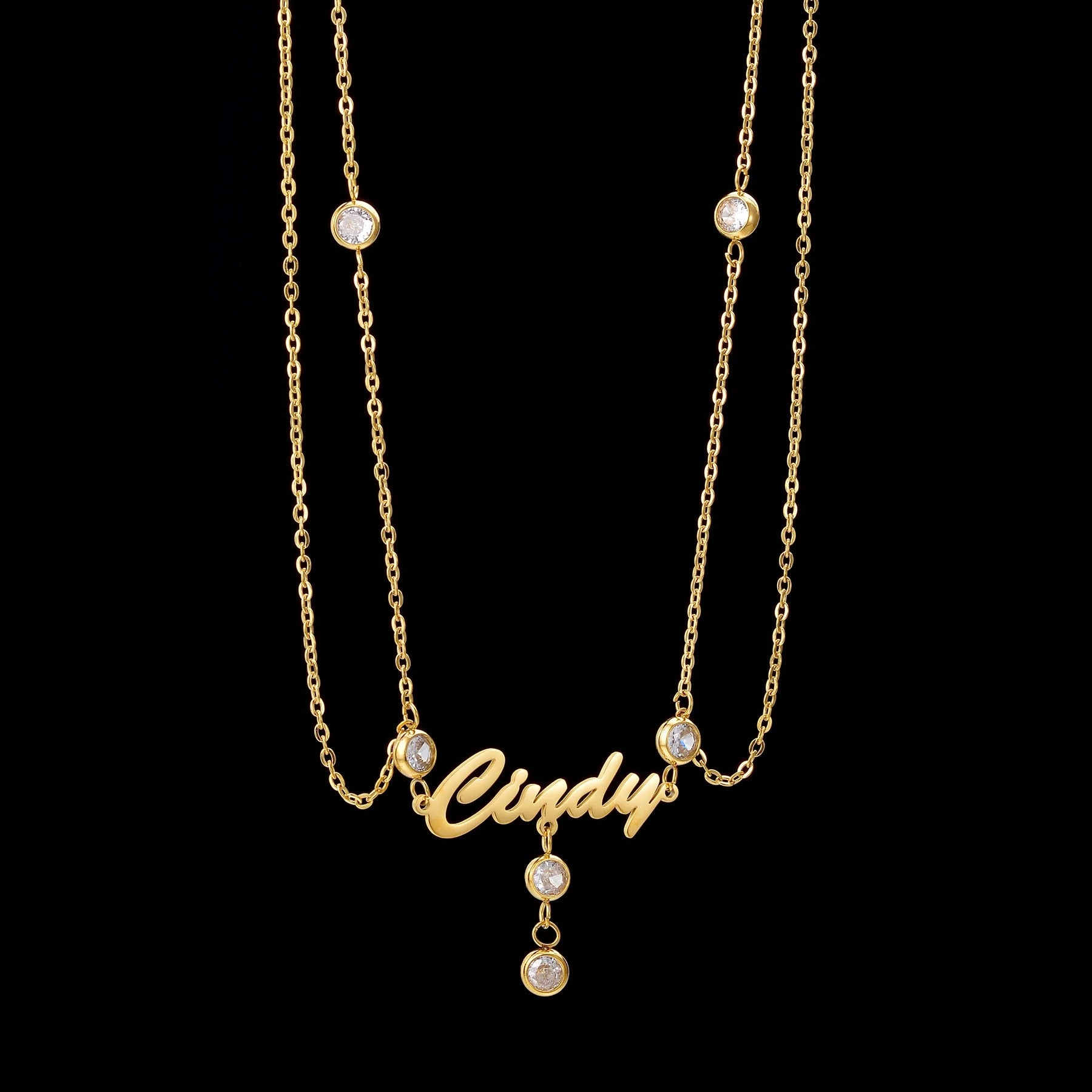 Personalized Strass Waist Chain