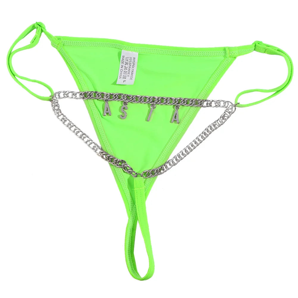 Chain String Top Personalized Chain Triangle String – Dulce Store Paris